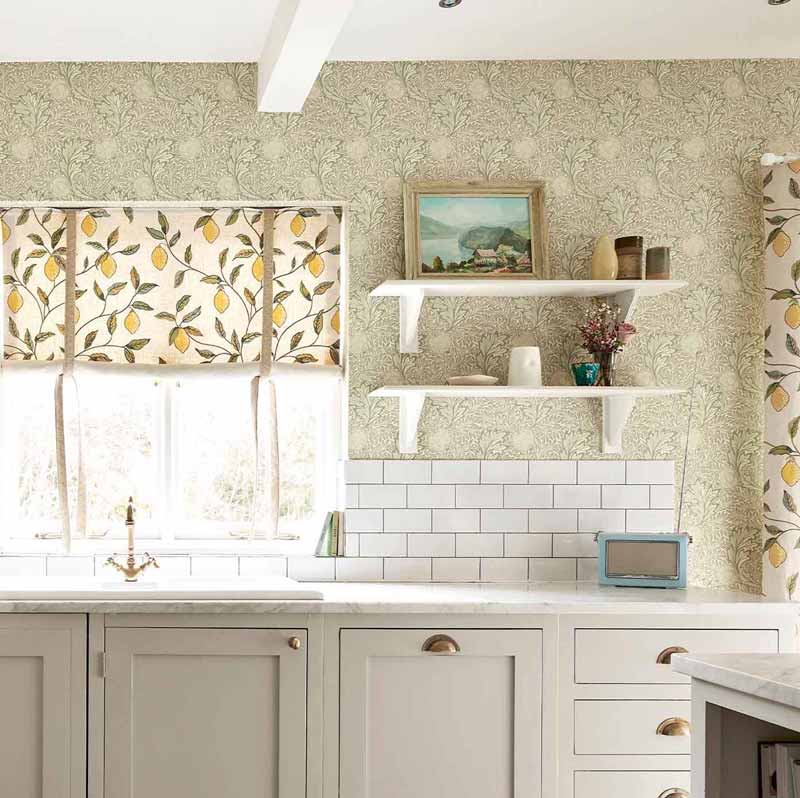 William Morris & Co. Tapet - Apple bay leaf image