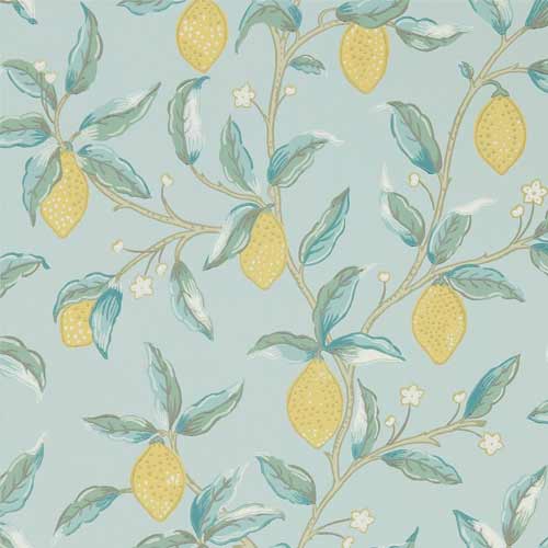 William Morris & Co. Tapet - Lemontree wedgewood image