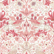 William Morris & Co. Tapet - Simply Strawberry Thief madder thumbnail image