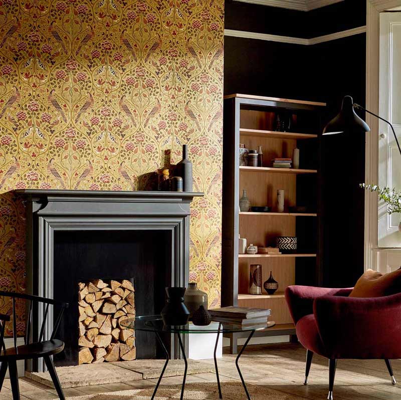 William Morris & Co. Tapete - Seasons by May indigo image