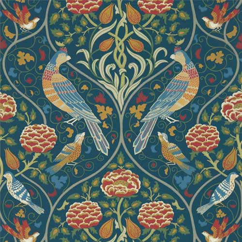 William Morris & Co. Tapete - Seasons by May indigo image
