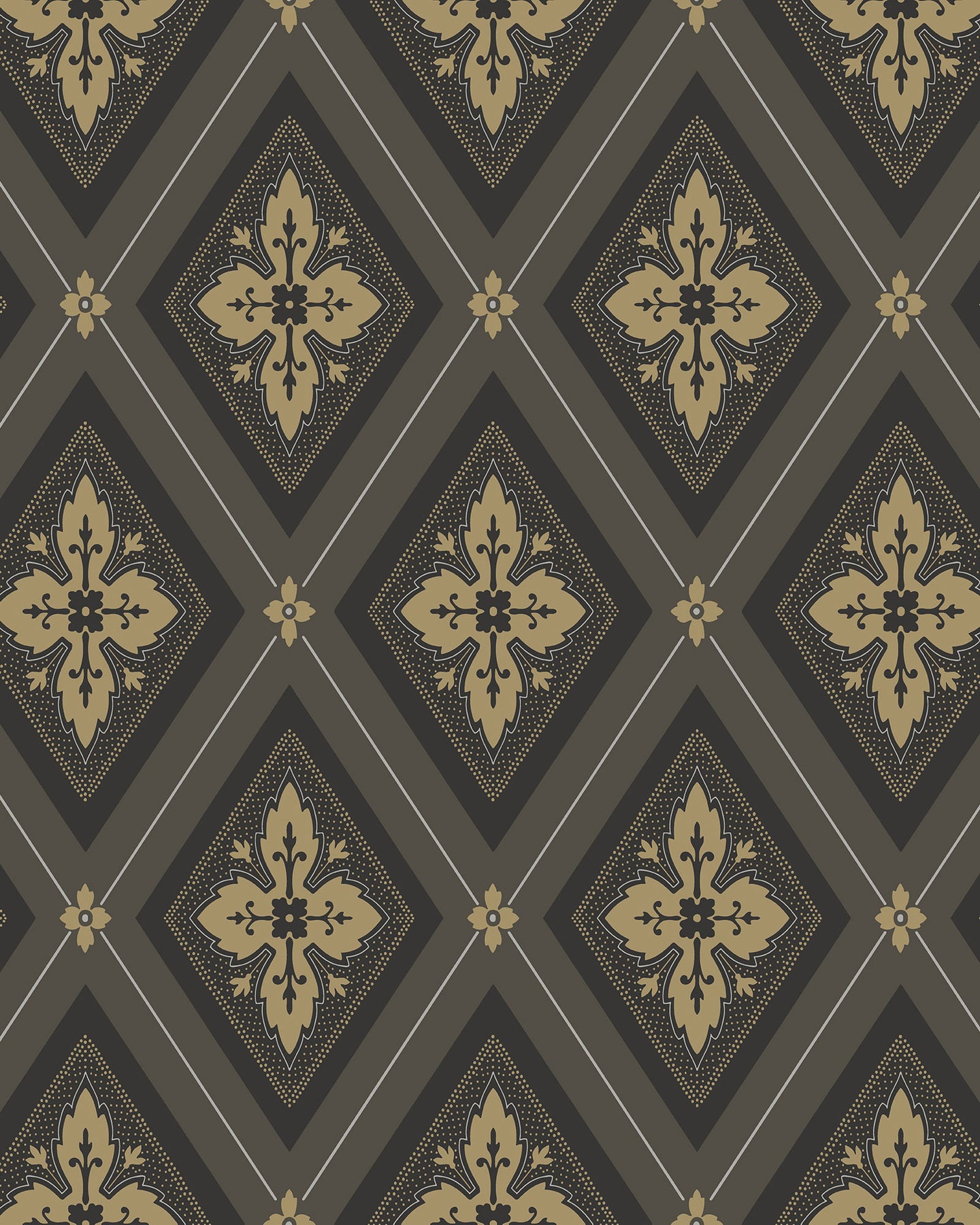 Duro Tapet - Astrid - Gold/Black