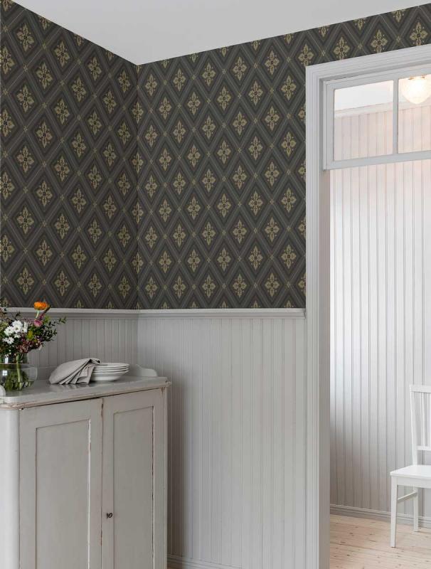 Duro Tapet - Astrid - Gold/Black image
