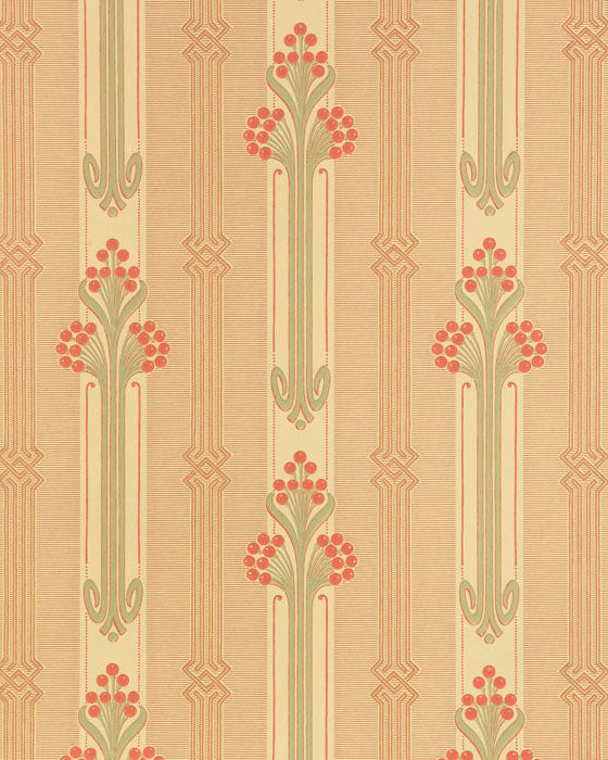 Duro Wallpaper - Nergården - Red