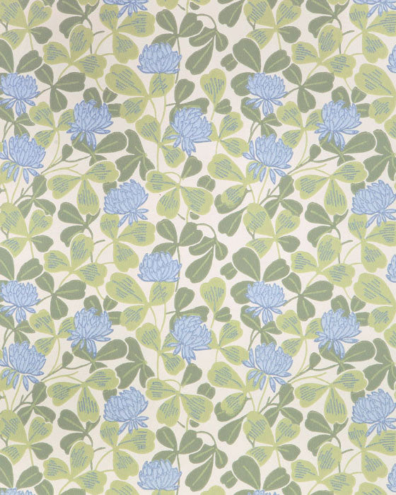 Duro Wallpaper - Klöver - Blue