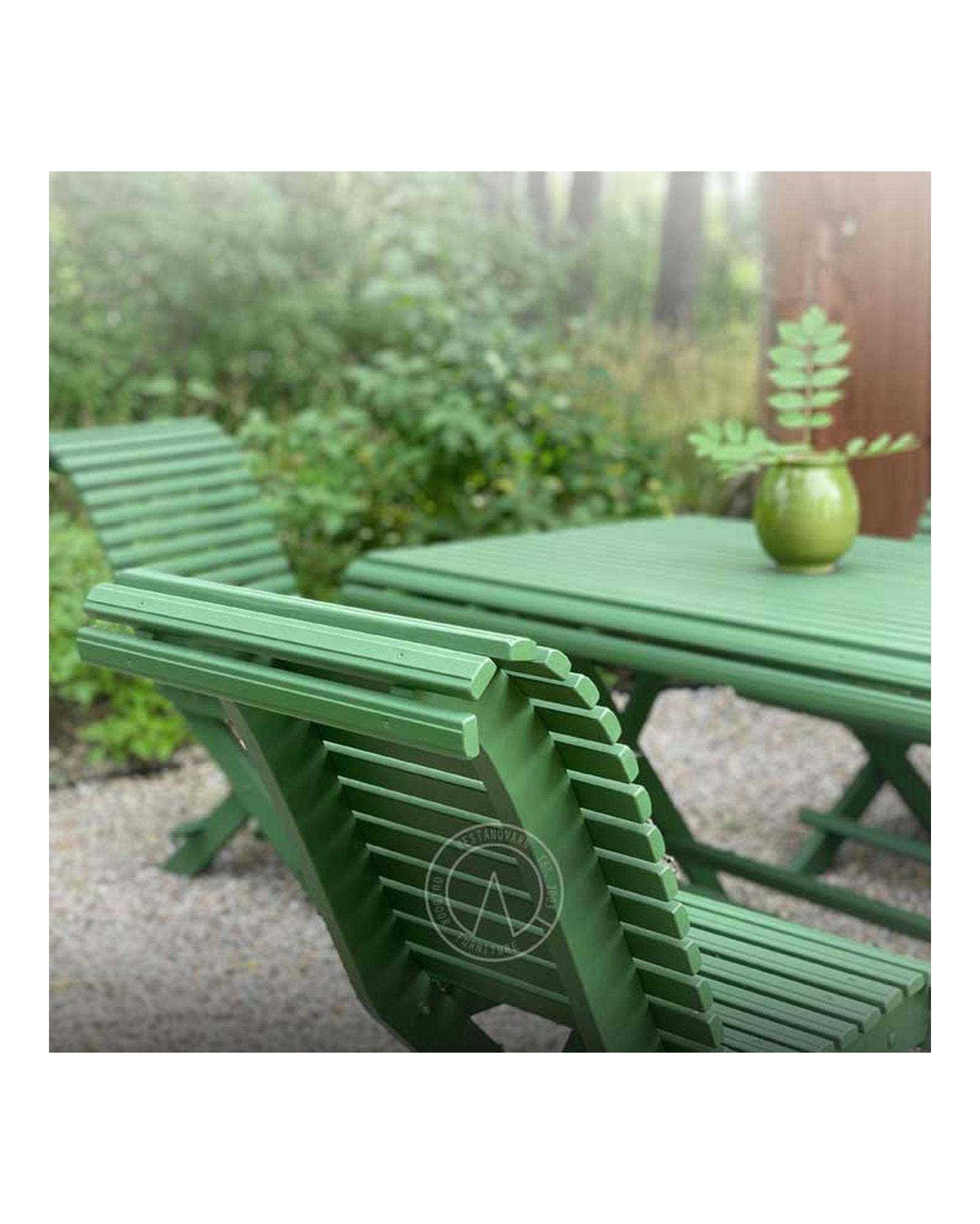 Garden Table Sundborn - Classic style, foldable image