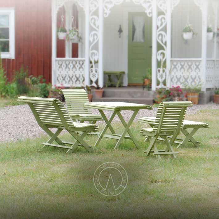 Havebænk Sundborn - Sekelskifte 125 cm image