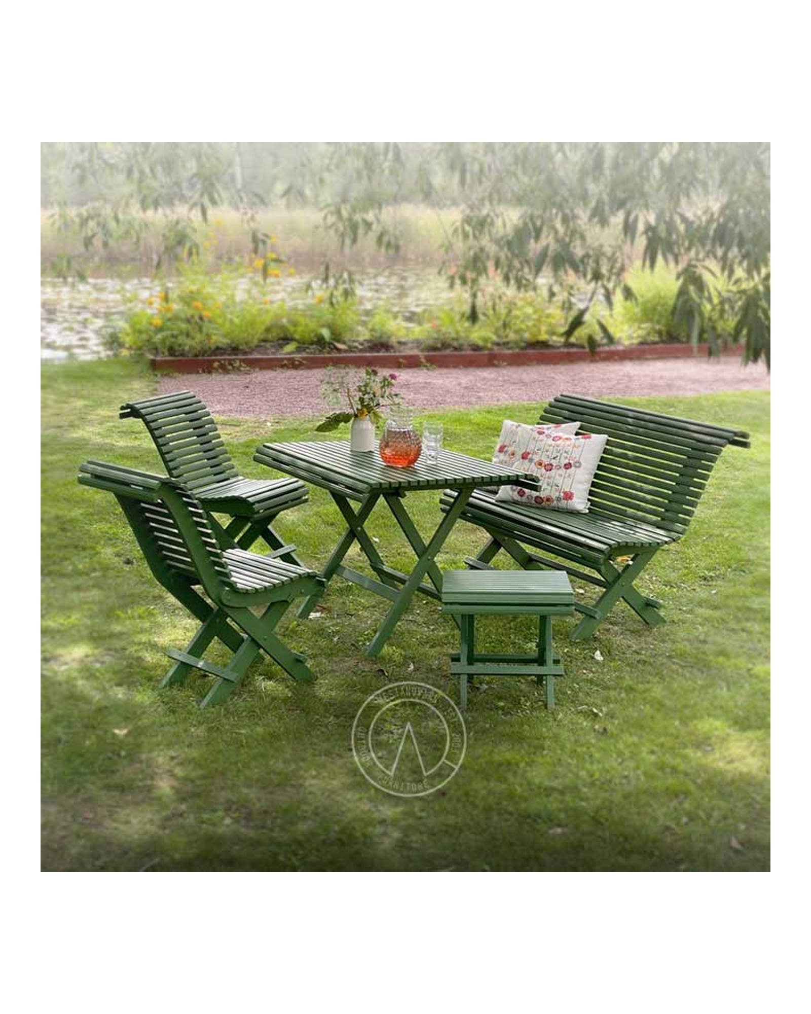 Garden Table Sundborn - Classic style, foldable image