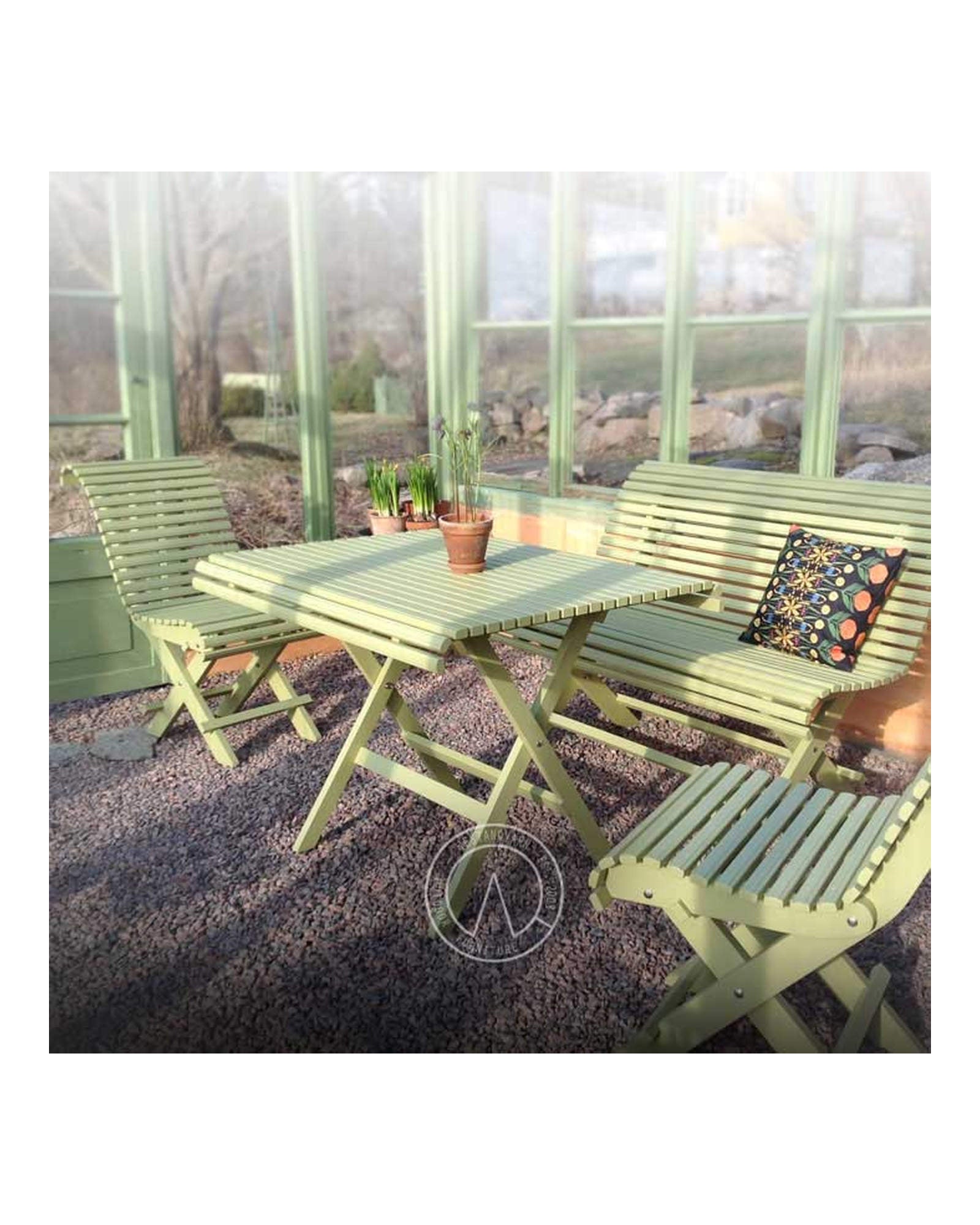 Garden Table Sundborn - Classic style, foldable image
