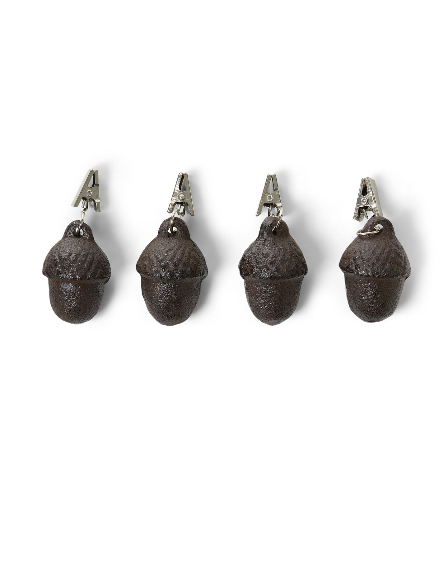 Tablecloth Weight Cast Iron - 4-pack Acorns