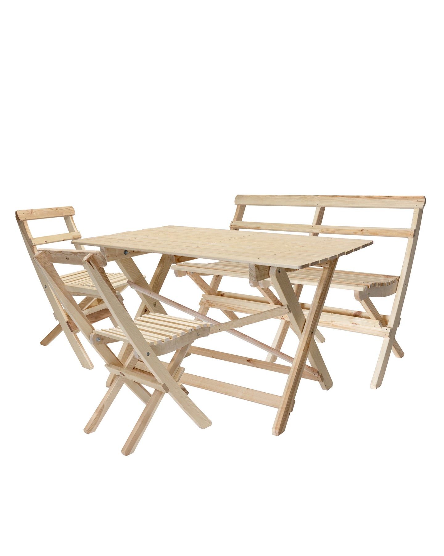 Garden set Äppelviken - Untreated pine