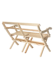 Garden Bench/Armrest Bench Äppelviken - Untreated Pine thumbnail image