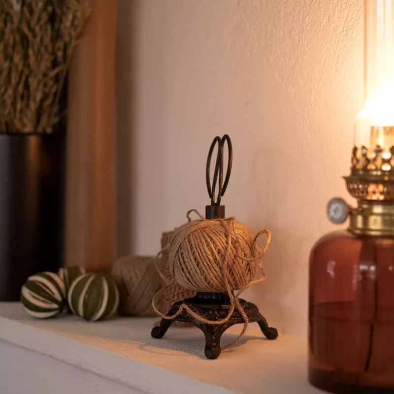 Twine Holder Cast Iron - Scissors & Twine image