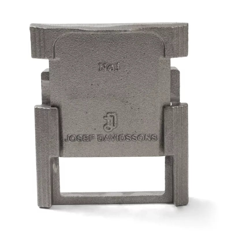 Aschepforte aus Gusseisen - 125 mm, Schiebbar image