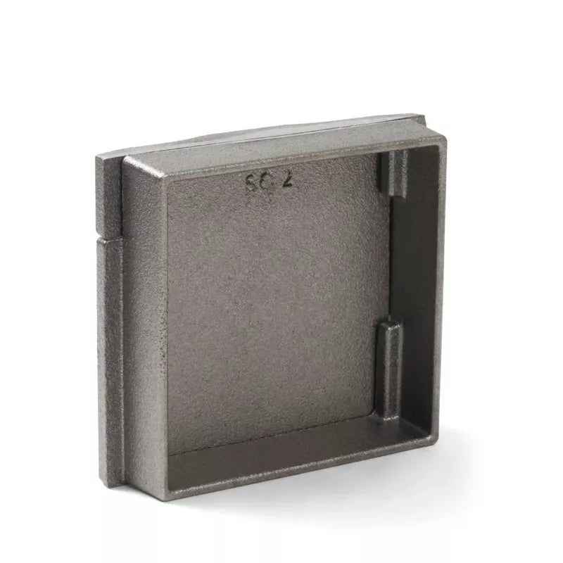 Aschepforte aus Gusseisen - 125 mm, Schiebbar image