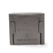 Aschepforte aus Gusseisen - 125 mm, Schiebbar thumbnail image