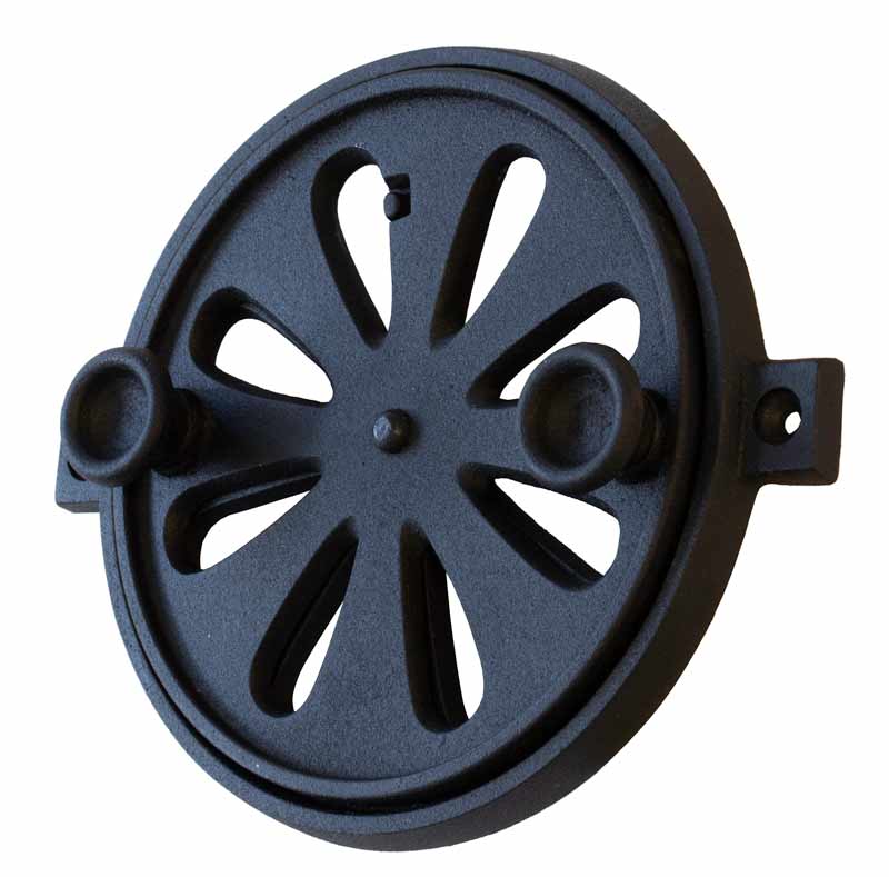 Vent grill Cast Iron - Flat valve