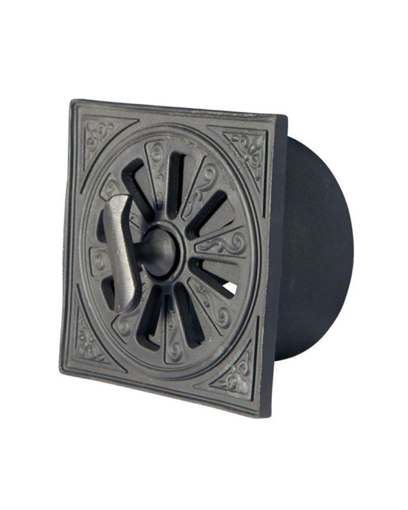 Rosette Valve - Black alu Ø 145 mm