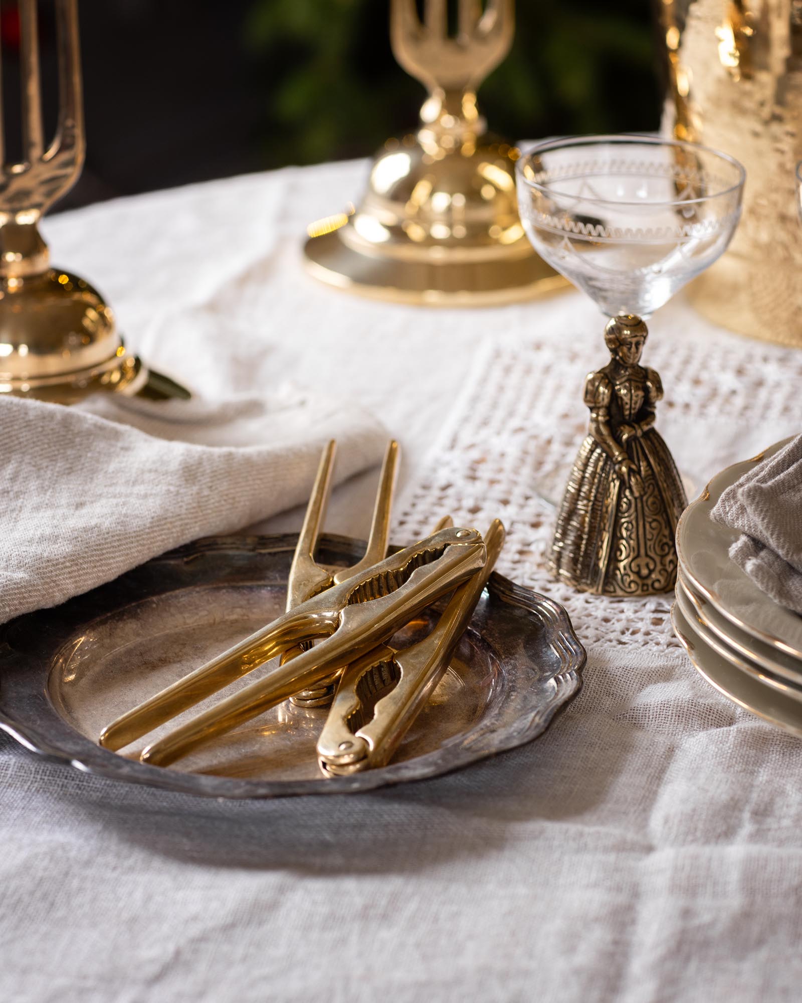 Casse-noisettes - Laiton 16 cm image