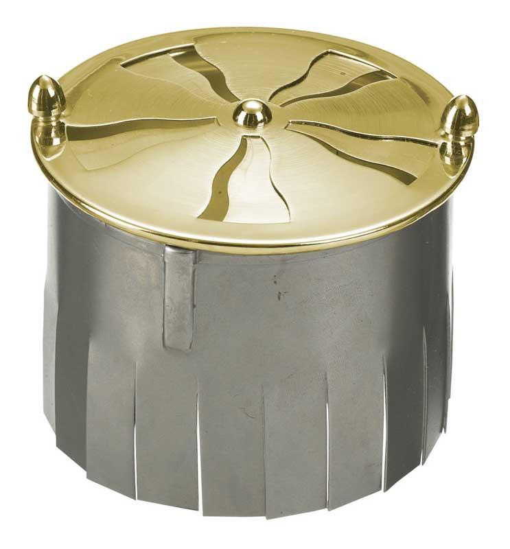 Spiral valve with anchor - Brass