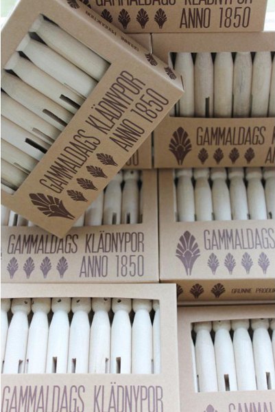 Antique clothespin - 20-pack