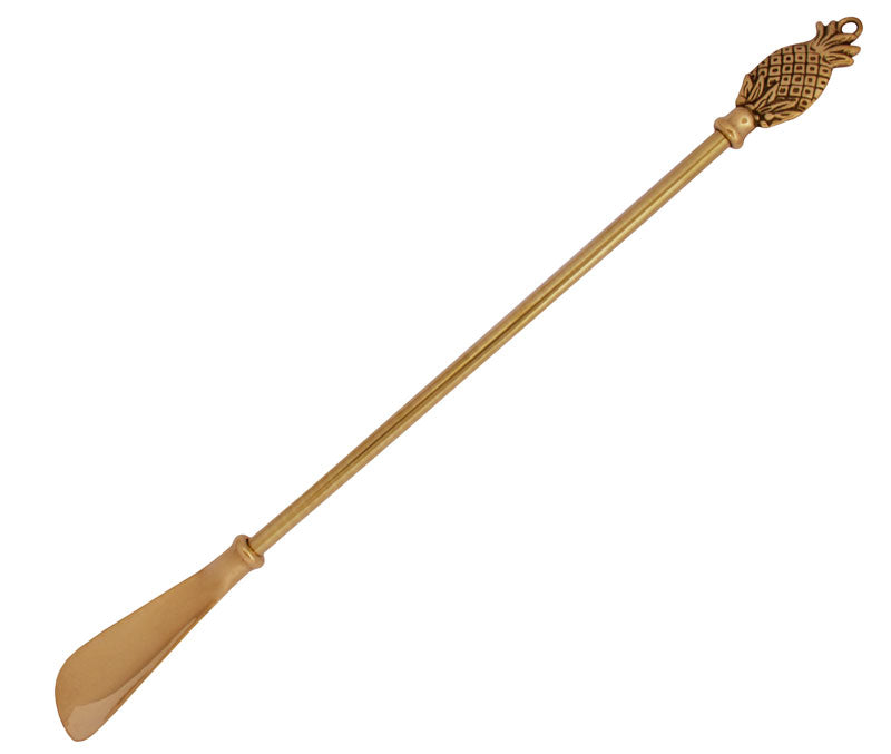 Shoehorn - Brass pineapple 43 cm (16,9 in.)