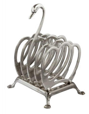 Toast rack & napkin holder silver - Swan thumbnail image