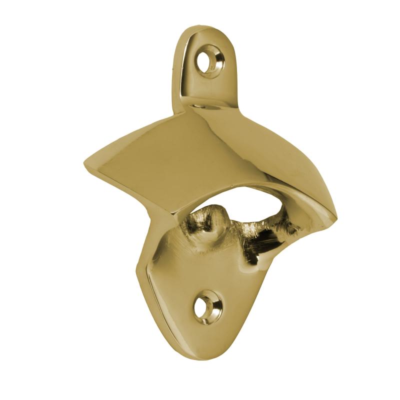 Bottle Opener Brass - Wall Mounted