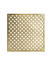 Kløver Ventilationsgitter - Messing 155 x 155 thumbnail image