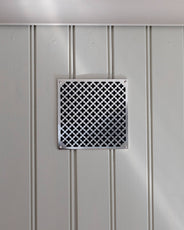Clover Vent Grille - Nickel 155 x 155 thumbnail image