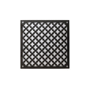 Lüftungsgitter Kleeblatt – Behandeltes Eisen 120 x 120 thumbnail image