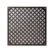 Ventilgaller klöverplåt - Behandlat järn 155 x 155 thumbnail image
