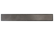 Ventilgitter kløver platejern - Behandlet jern 100 x 750 thumbnail image