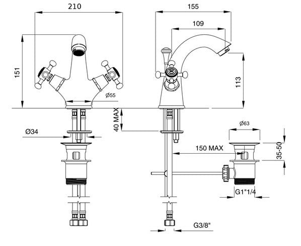 Bathroom Faucet - Princeton II image
