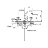 Bathroom Faucet - Eloise 3-hole thumbnail image