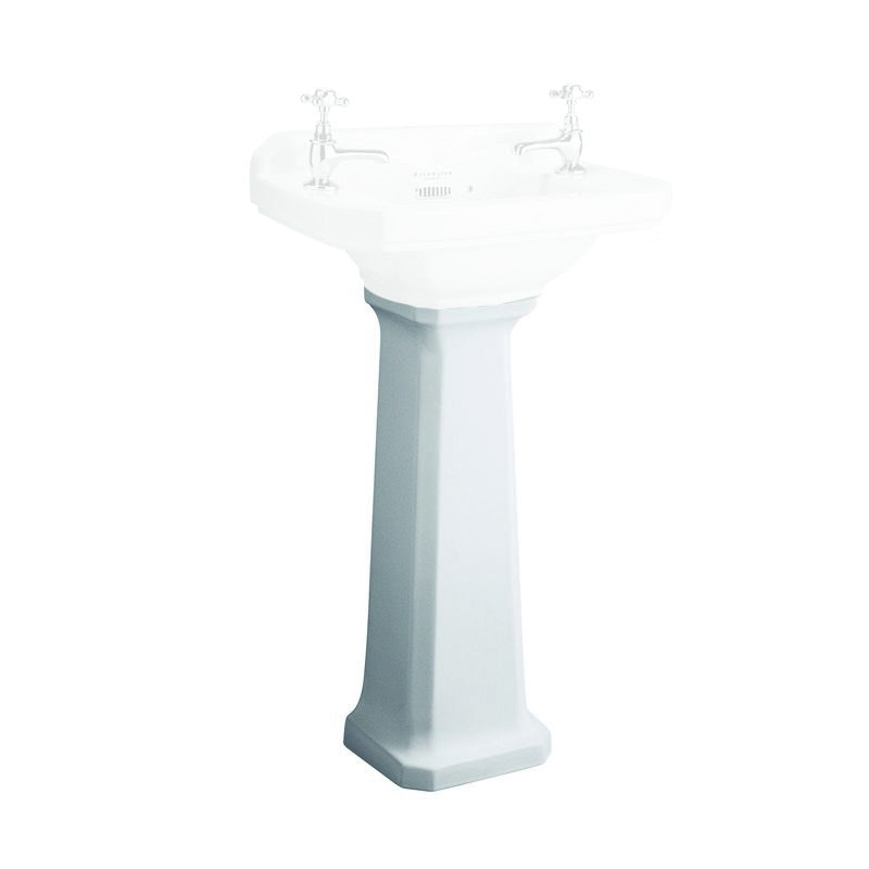 Porcelain Pedestal - For Bayswater Fitzroy Washbasin, Elevated
