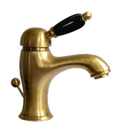 Waschtischarmatur - Paddington Bronze mit Schwarzem Griff thumbnail image