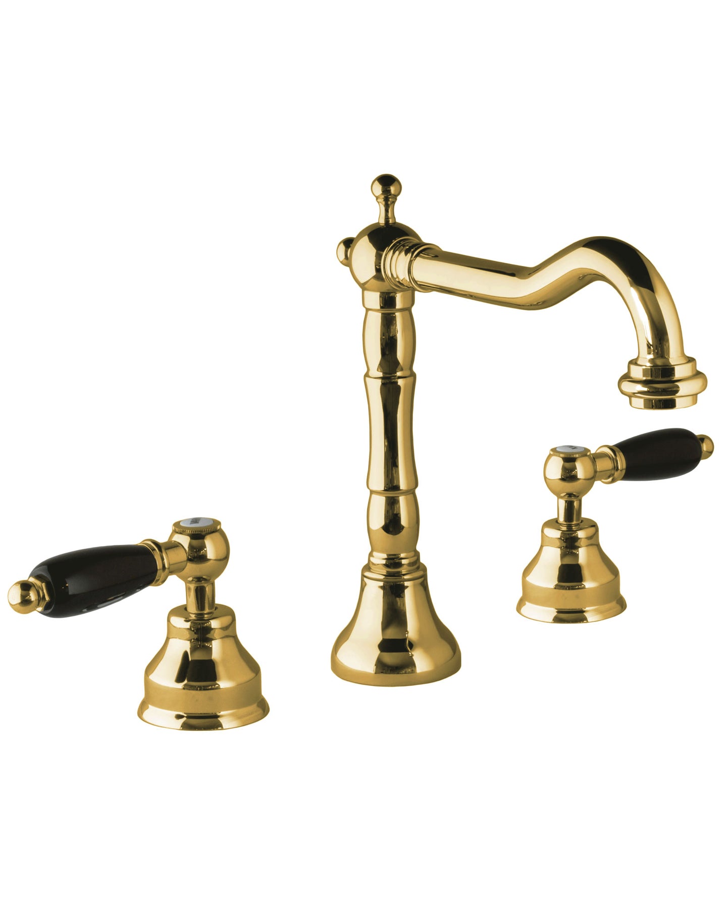 Servantkran - Chelsea 3-hull messing