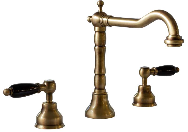 Bathroom Sink Faucet - Chelsea - For 3 Tapholes - Brass