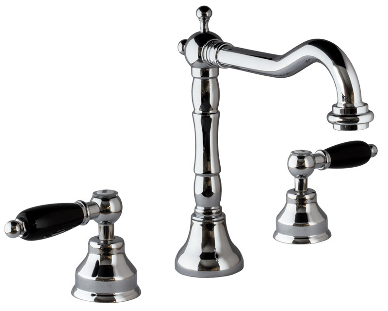 Servantkran - Chelsea 3-hull krom