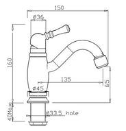 Bathroom Sink Faucet - Camden Mini - Bronze thumbnail image
