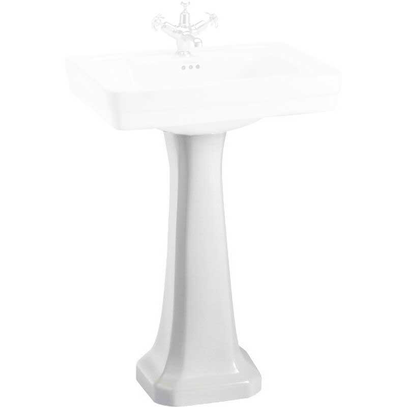 Pedestal to washbasin - Burlington, normal height