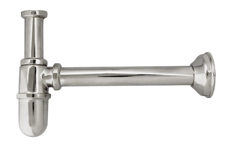 Cup-shaped trap wall connection - Chrome