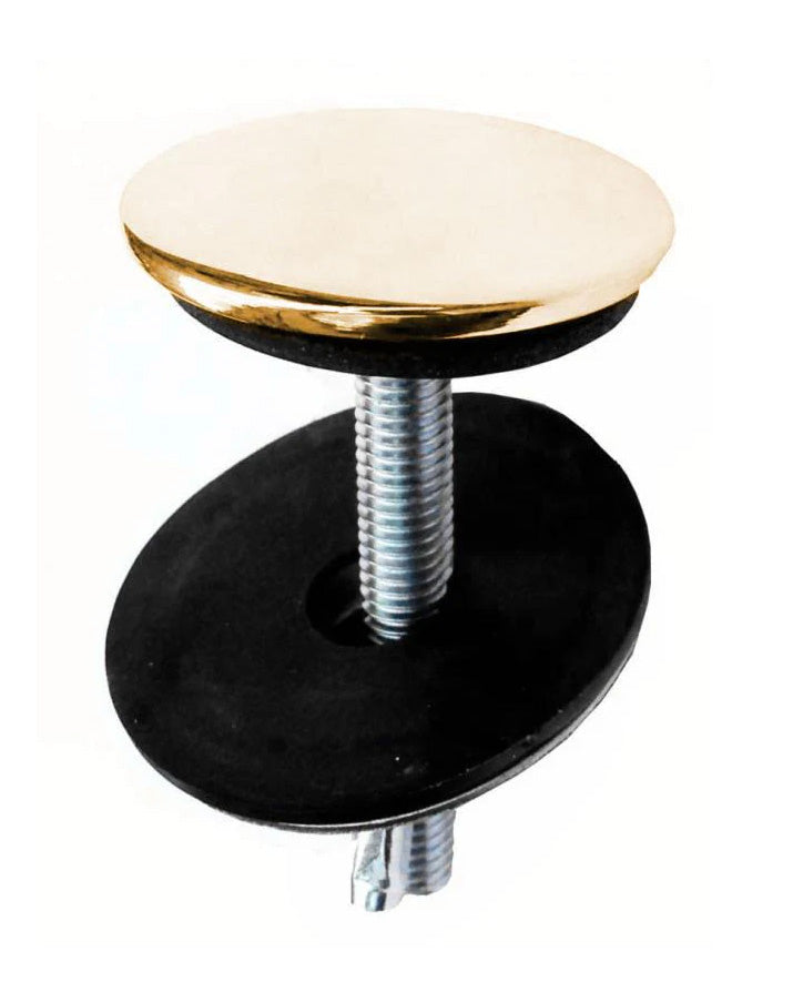 Cover Plate for Mixer Holes - Untreated brass