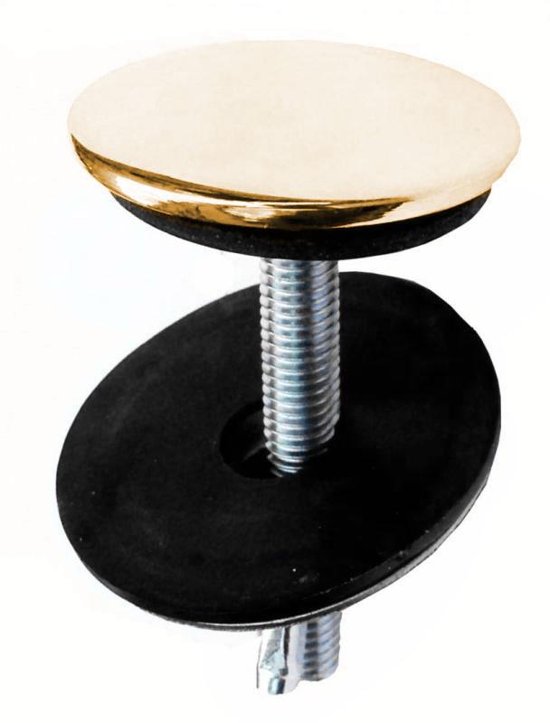 Cover Plate for Mixer Holes - Untreated brass image