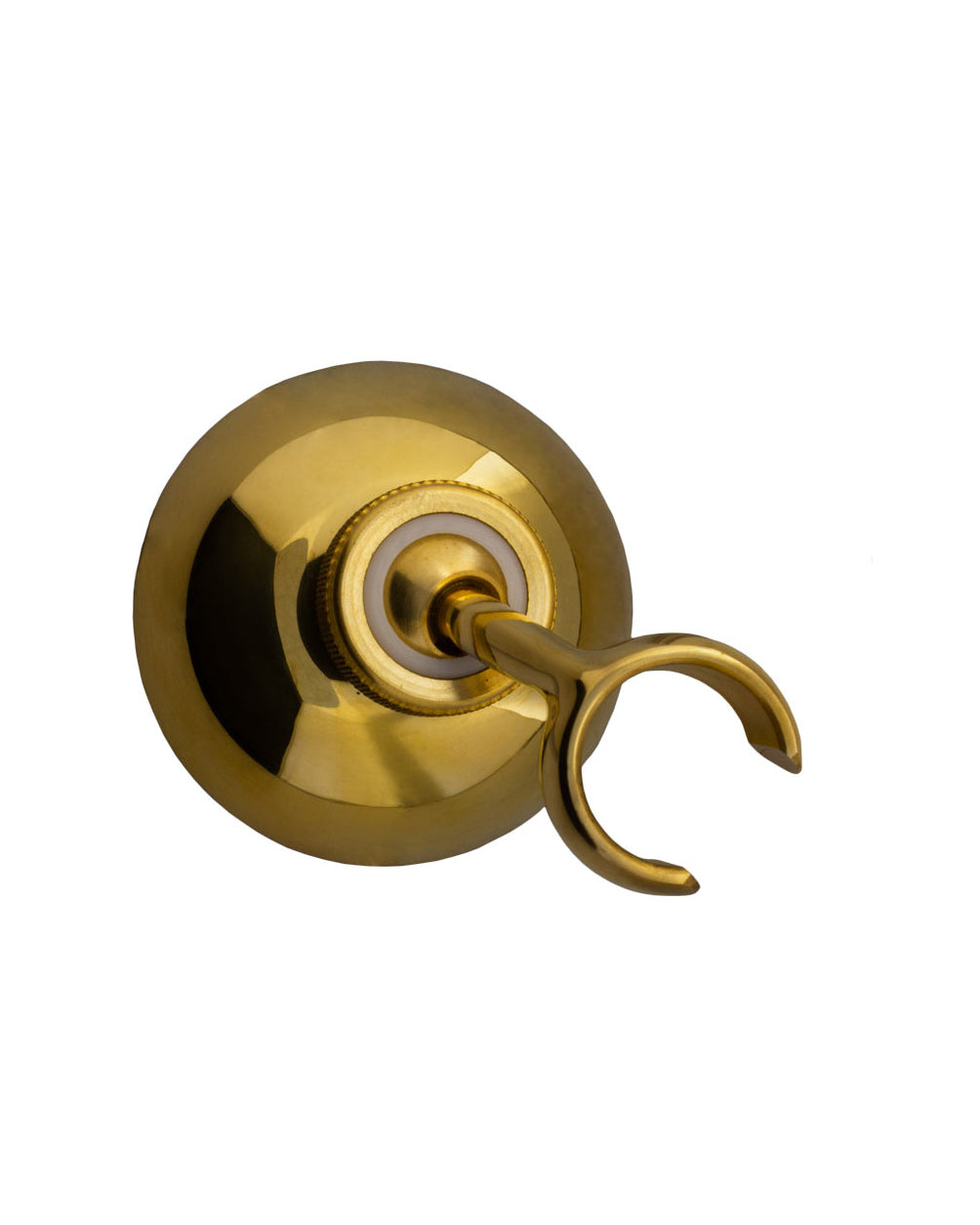 Shower handset holder for wall installation - Brass