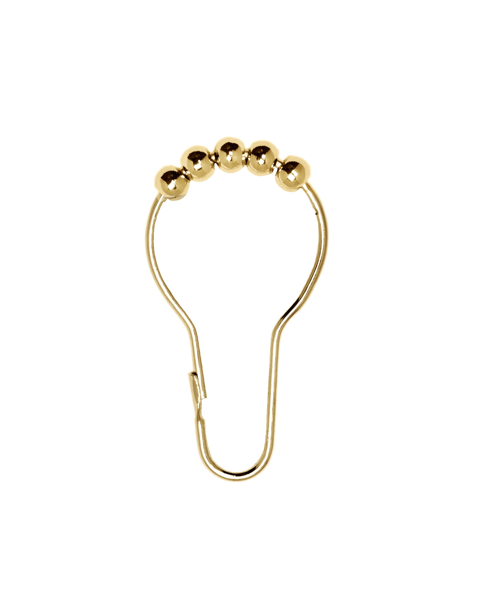Shower Curtain Rings - 12pcs Brass image