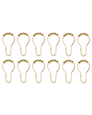 Shower Curtain Rings - 12pcs Brass thumbnail image