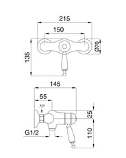 Duschblandare - Oxford med termostat thumbnail image