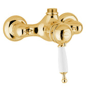 Shower mixer - Oxford with thermostat, brass thumbnail image